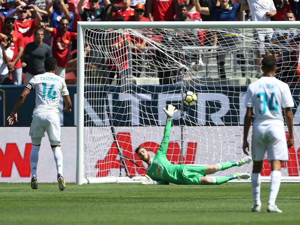 Casemiro netted from the spot for Real (Manchester United)