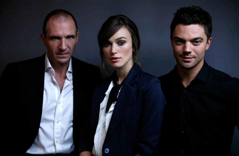 Toronto Film Festival 2008 Portraits Ralph Fiennes Dominic Cooper Keira Knightley