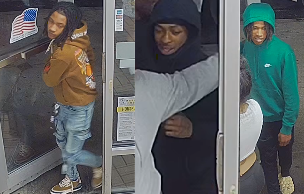 The Columbus Division of Police released images of three people of interest in a fight outside a Waffle House near the Ohio State University campus that escalated to a shooting, leaving one man dead.