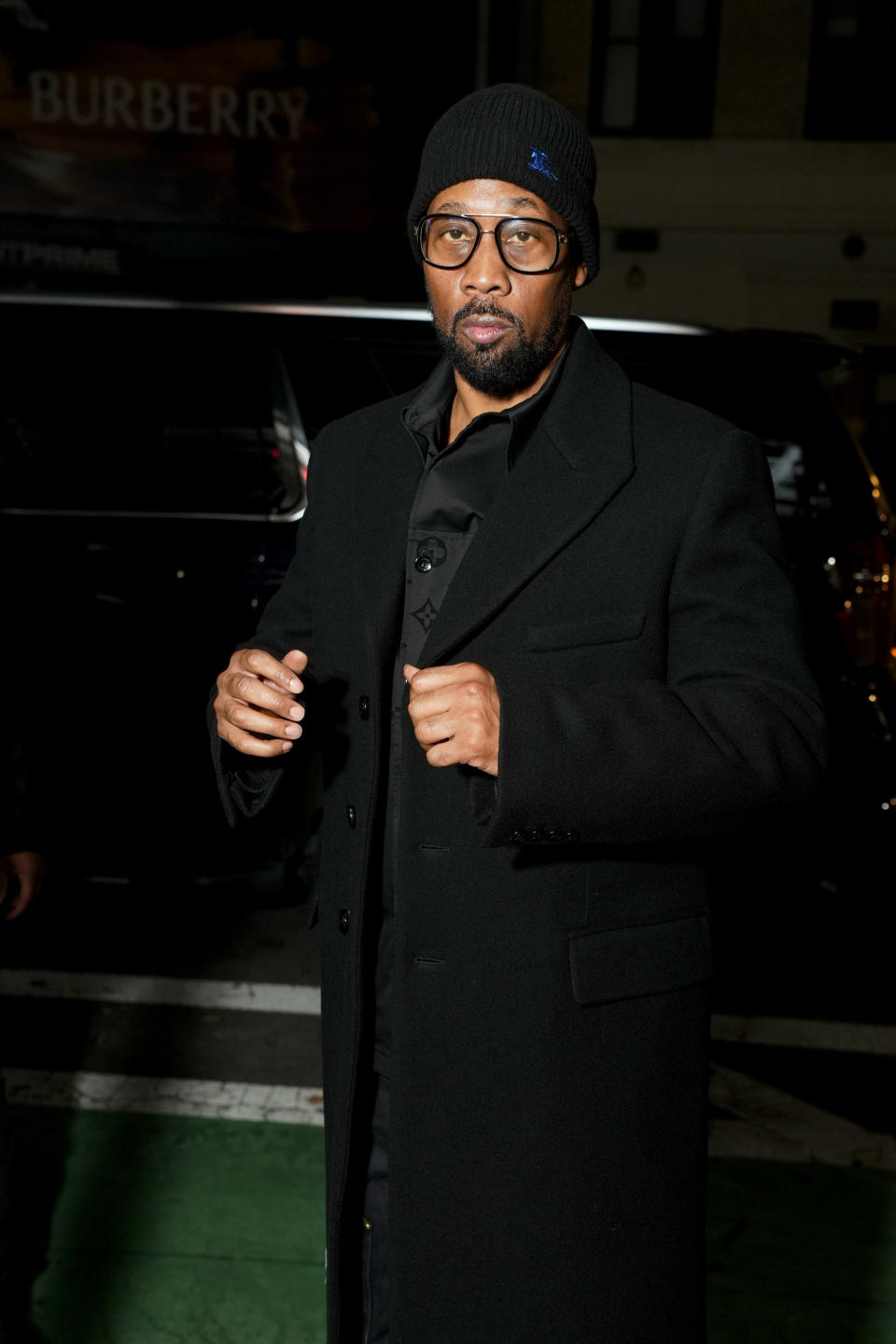 RZA Wearing Coat