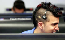 #10 Mohawk Guy<br> NASA’s project to land the Curiosity rover on Mars made a star of the mission activity lead, Bobak Ferdowski, and his red streaked mohawk with yellow stars buzzed into the side of his head.