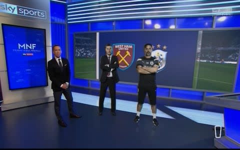 Sky man and his holograms - Credit: Sky Sports Premier League
