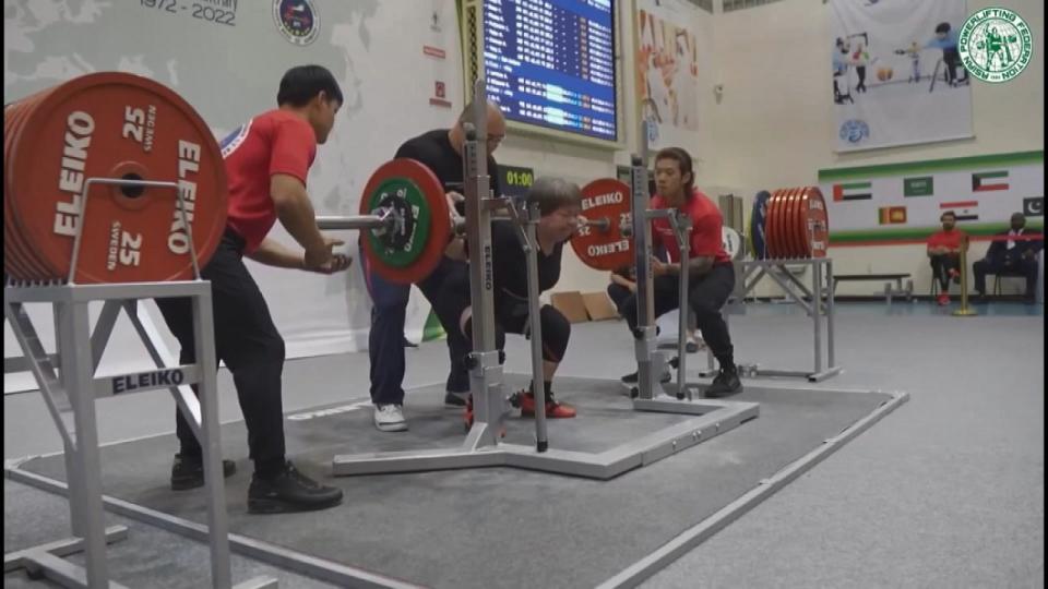 圖／畫面翻攝 Asian Powerlifting Federation