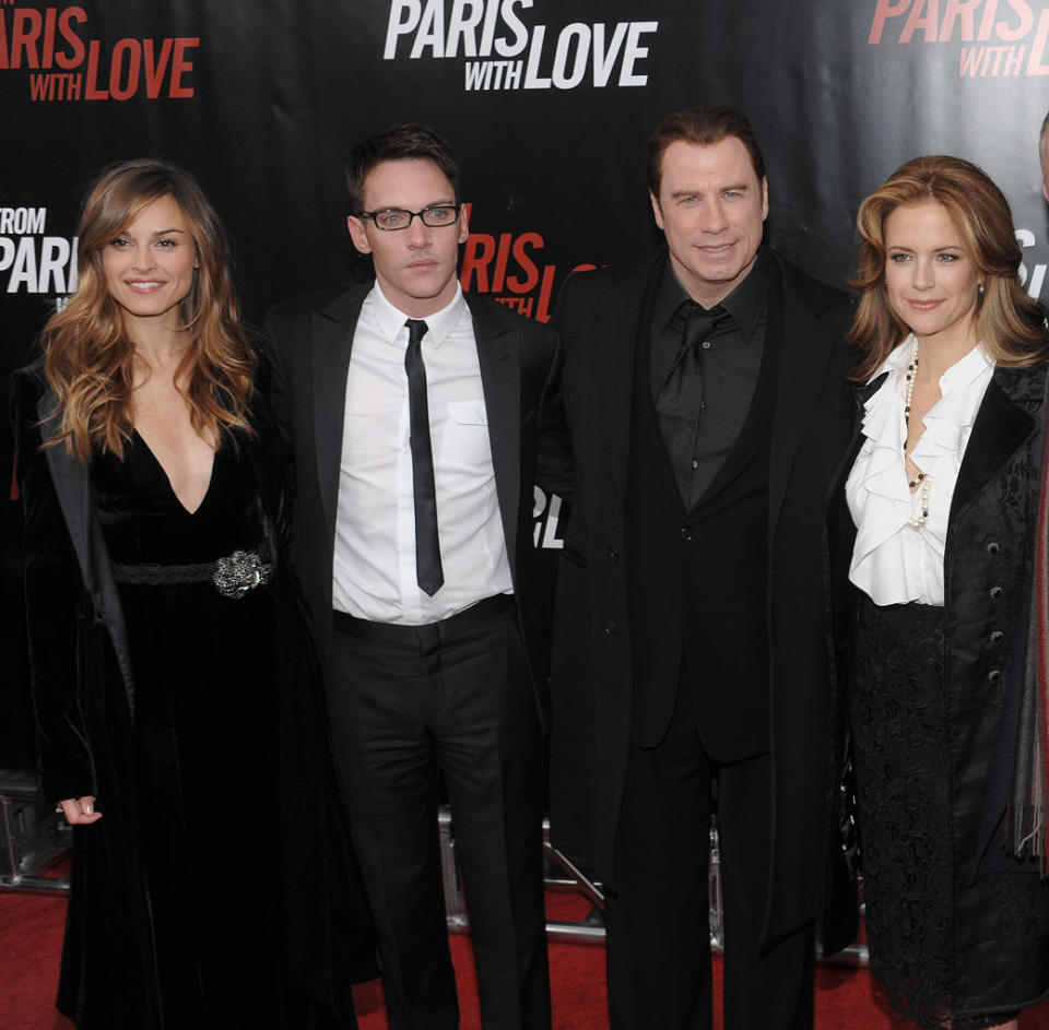 From Paris with Love NY Premiere 2010 Kasia Smutniak Jonathan Rhys Meyers John Travolta Kelly Preston