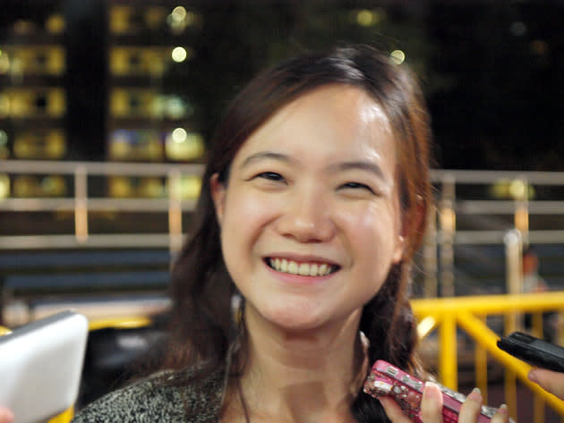 NSP member Nicole Seah confirmed on Monday that neither she nor any members of her party will be contesting the Hougang SMC by-election. (Yahoo! file photo)