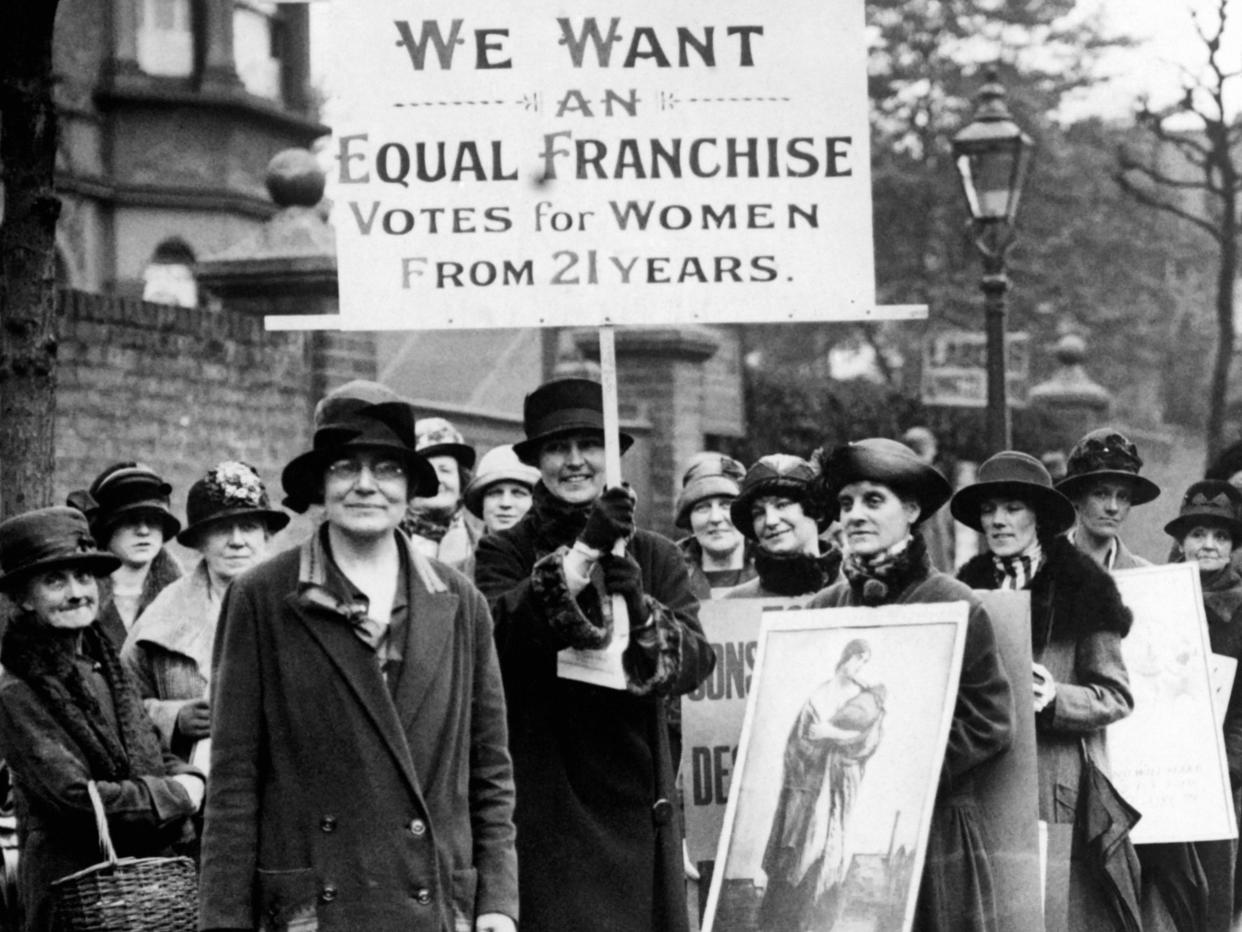 womens suffrage UK 1920