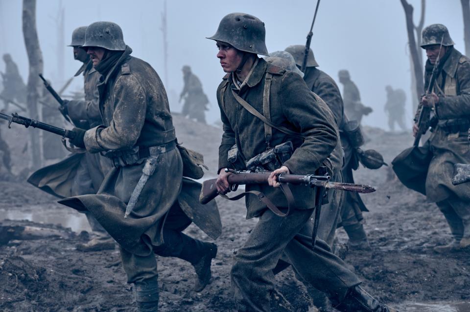 Felix Kammerer plays a young German soldier who learns the realities of war in the World War I drama "All Quiet on the Western Front."