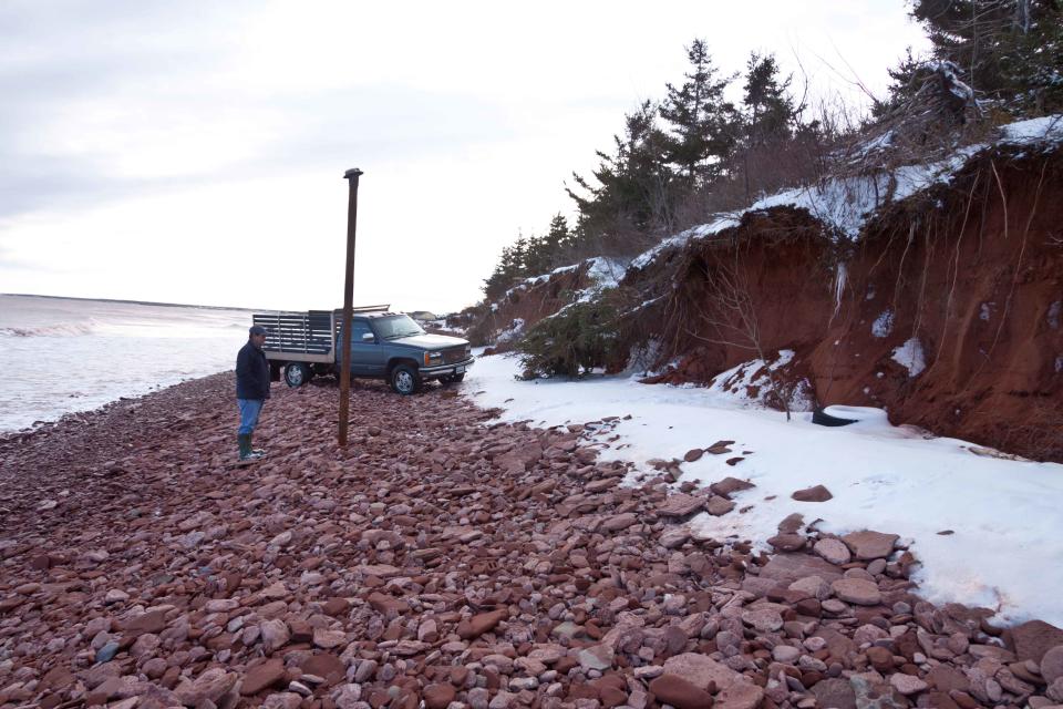 In 2022, high wind and erosion from post-tropical storm Fiona destroyed this Tignish groundwater well. - Contributed