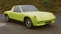 <p>This might look like a normal 914 with a unique front bumper, but it's actually an incredibly rare piece of Porsche history. It's a 916, a 914 with a fixed roof and the 2.7-liter flat-six engine from a 911S. Only 11 were built, making this a true collector's item. </p>