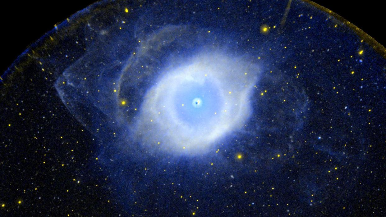  A blue nebula looks like an eye in this NASA image 