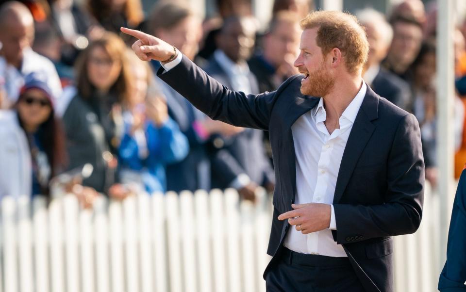 The Duke of Sussex attending a reception, hosted by the City of The Hague and the Dutch Ministry of Defence - Aaron Chown 