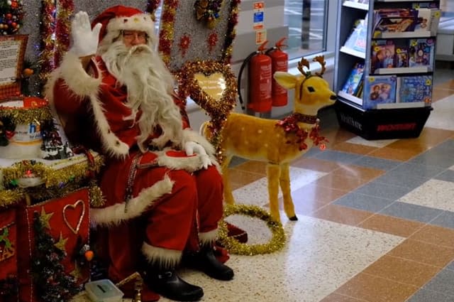 Britain's longest-serving Santa Claus is still bringing the magic of Christmas to children after almost 60 years