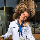 <p>Jessie Diggins USA, XC ski: Last Olympics, I may have gone a little overboard with the red, blonde and blue. This time around, it’s straight sparkle. ✨ Just can’t help myself! (Photo via Instagram/jessiediggins) </p>