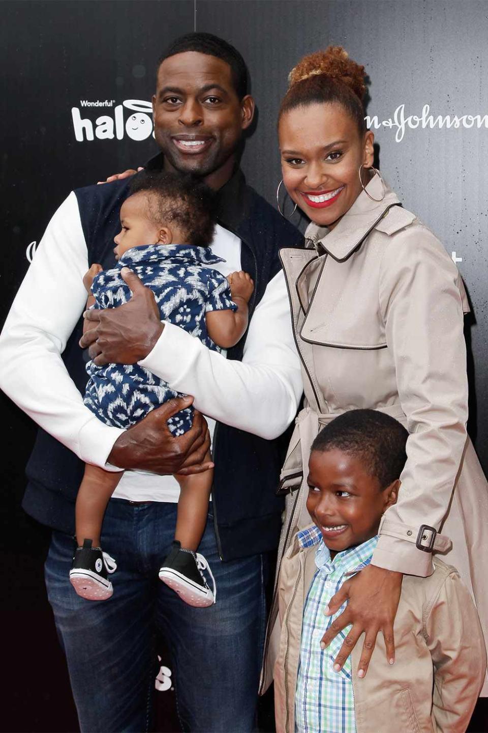 HOLLYWOOD, CA - OCTOBER 30: Sterling K. Brown, Ryan Michelle Bathe and family attend the GOOD+ Foundation's 1st Halloween Bash at Sunset Gower Studios on October 30, 2016 in Hollywood, California. (Photo by Tibrina Hobson/FilmMagic)