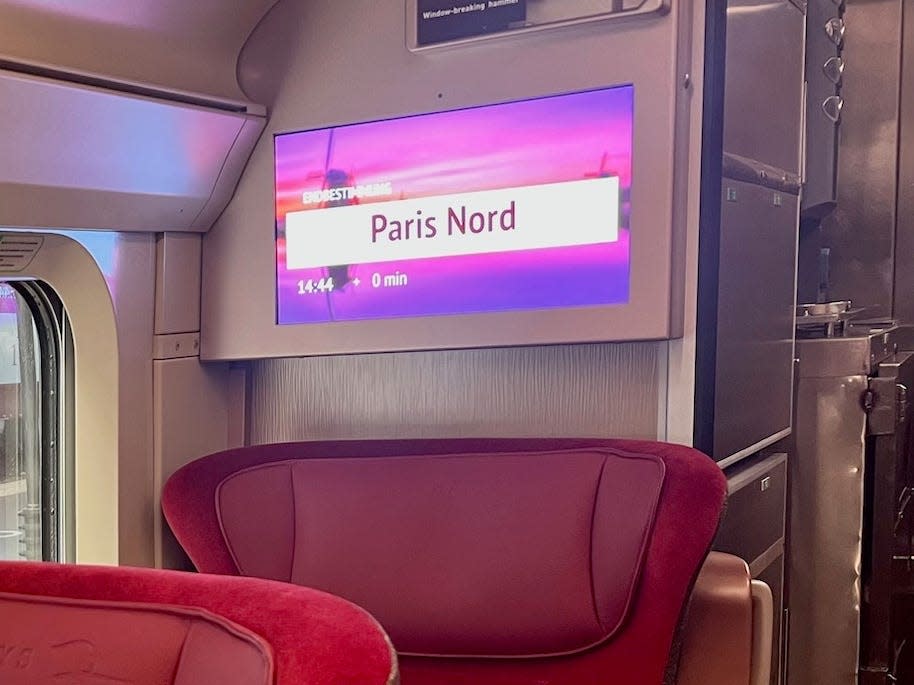 Europe's Thalys high-speed train.