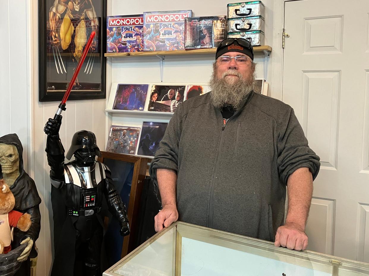 John Bamberger is the owner of Staunton's newest memorabilia store, Old School Sports Cards and Collectibles, located at 2502 N. Augusta St.