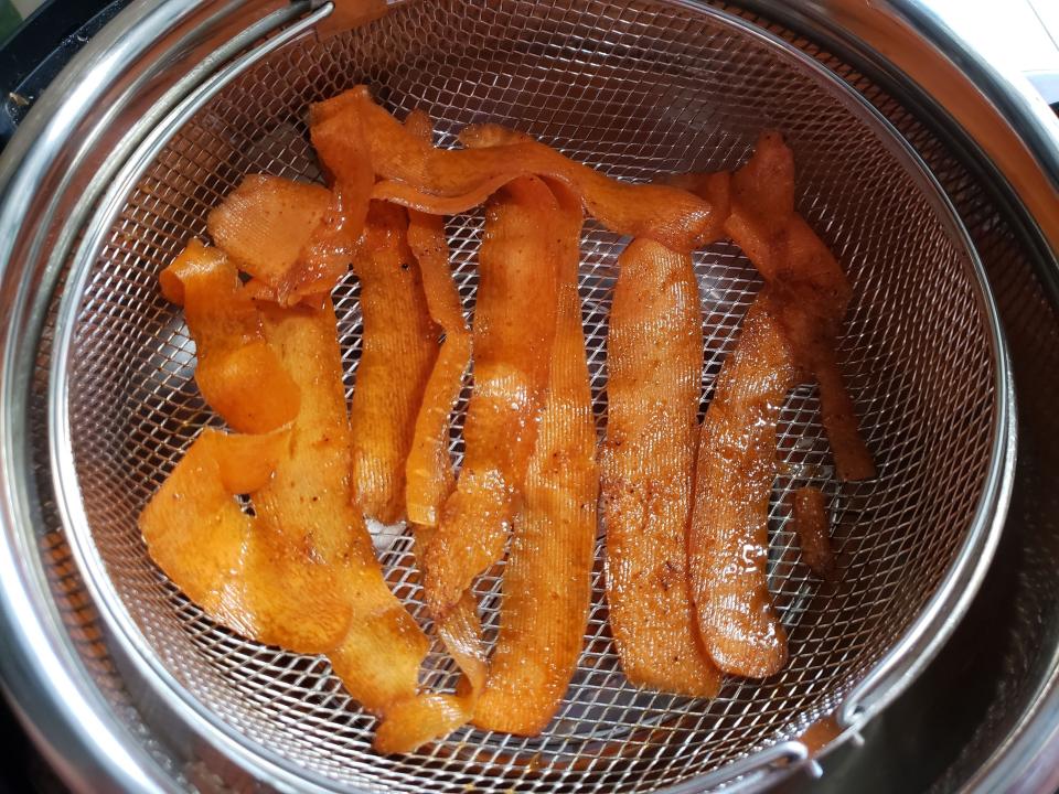 cooking carrot strips air fryer