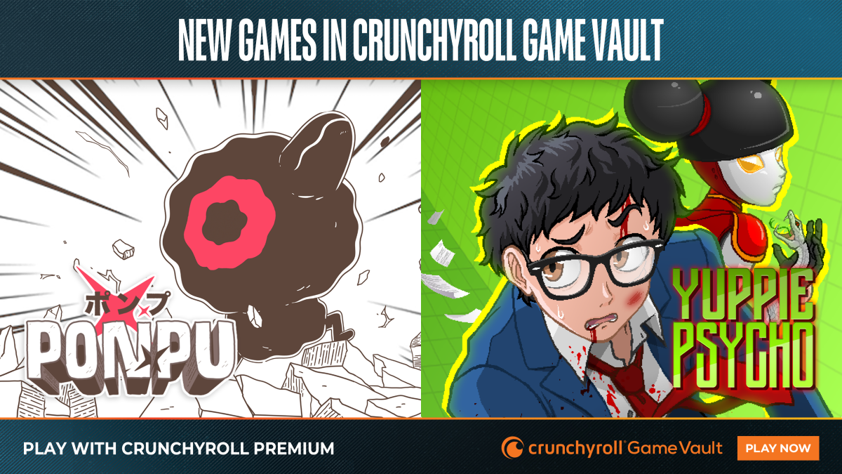 Crunchyroll Game Vault adds Ponpu and Yuppie Psycho<p>Crunchyroll</p>