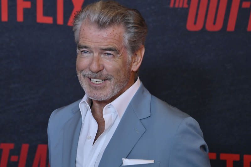 Pierce Brosnan attends the premiere of "The Out-Laws" at Regal LA Live in Los Angeles on June 26. File Photo by Jim Ruymen/UPI