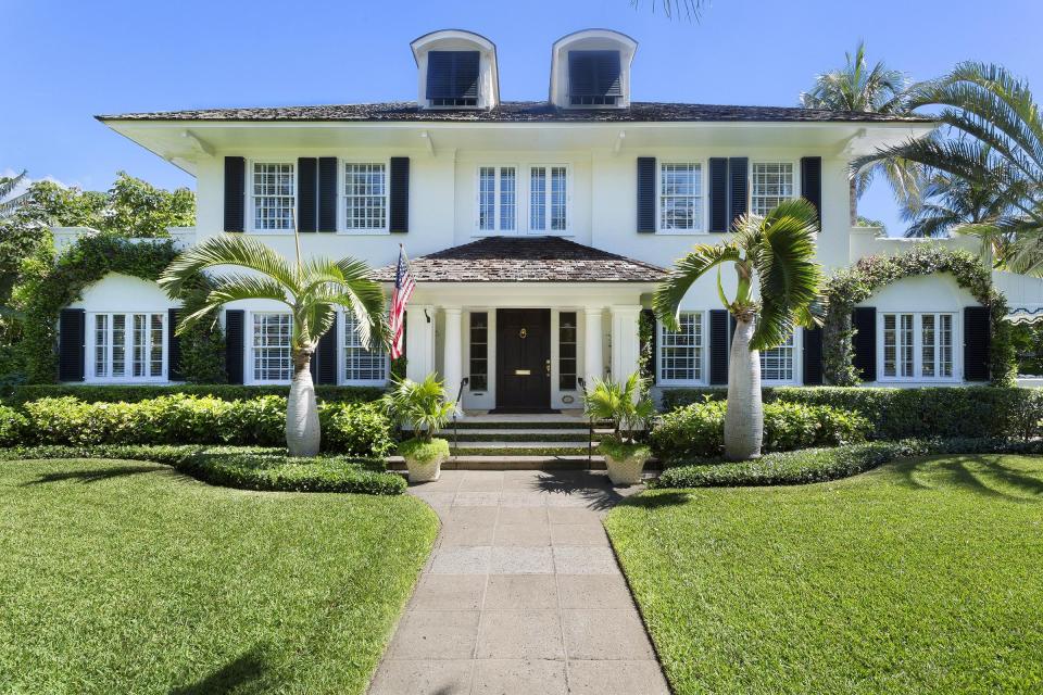 In 2019, the previous homeowners of this house, built in 1919 at 145 Seaspray Ave. in Palm Beach, stridently objected to a proposal to grant the home landmark protection. The Landmarks Preservation Commission ultimately decided in a split vote not to designate the house, which was sold in October 2019 for a recorded $7.43 million. A recently enacted state law related to flood risks would allow Palm Beach homeowners who object to a new landmark designation to demolish their homes, even if the houses are designated as landmarks.