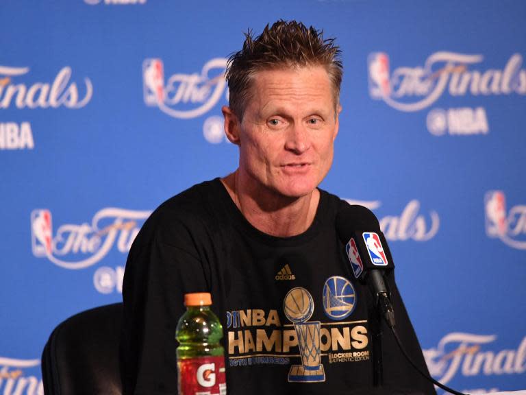 Golden State Warriors coach Steve Kerr hits out at Donald Trump for outburst about 'Take a Knee' NFL protests