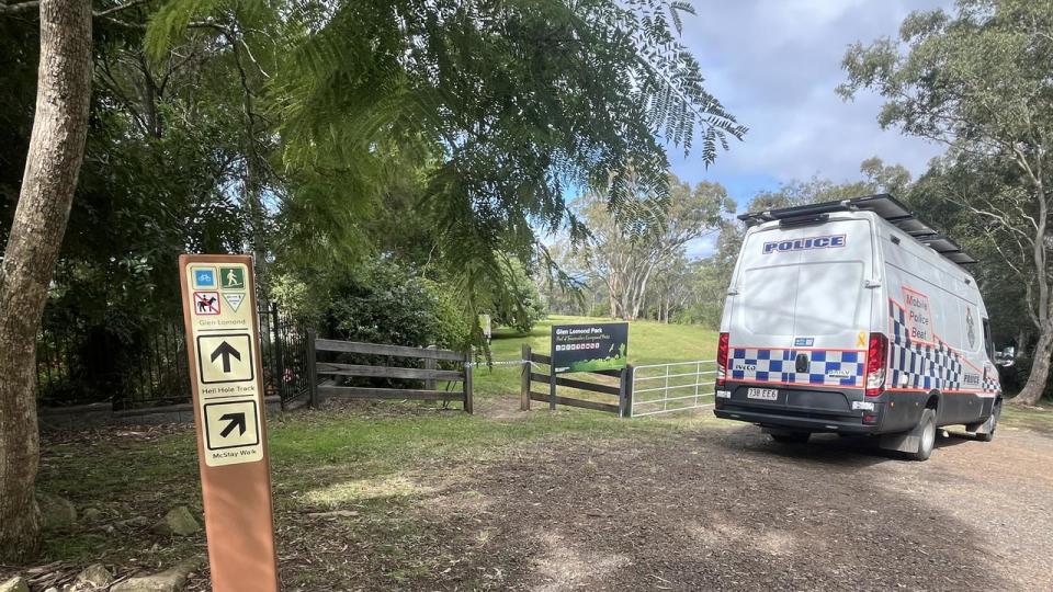 Bones, believed to be human remains, have been in Glen Lomond Park at Middle Ridge, Toowoomba. Picture: NCA NewsWire