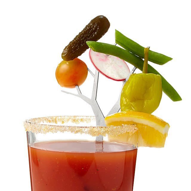 To make sure those Bloody Marys are stacked with celery, olives and pickles, these branches are must-haves. Or use them for fruit on a homemade mimosa. <a href="https://fave.co/3mVkSb4" target="_blank" rel="noopener noreferrer">Find the set for $18 at Uncommon Goods</a>.