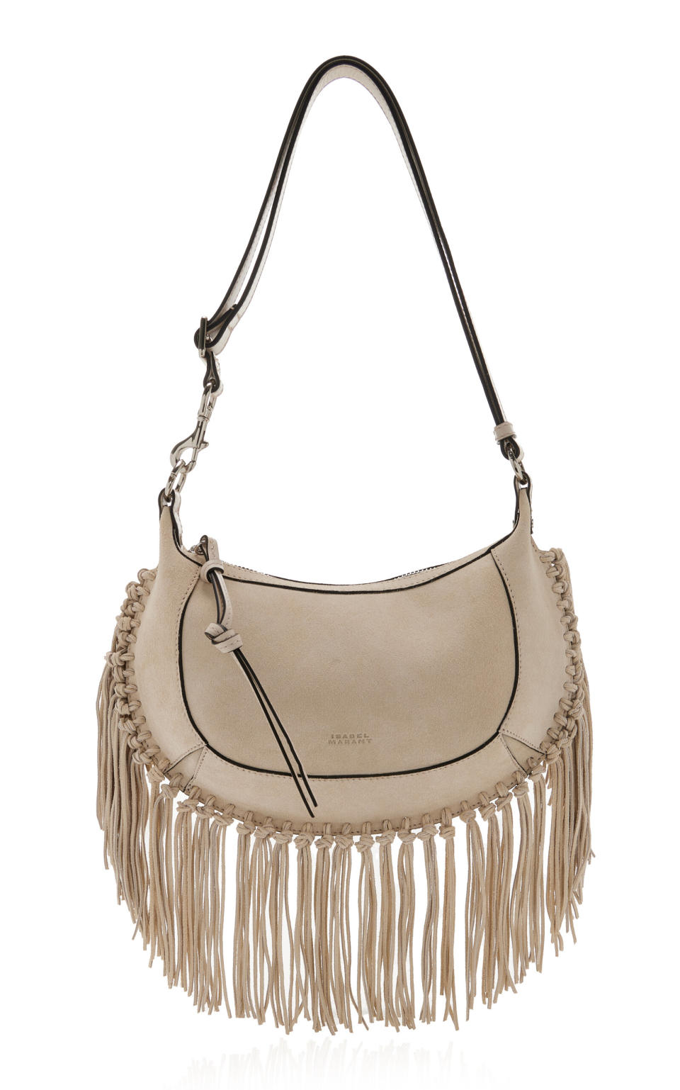 Oskan Moon Fringed Leather Shoulder Bag