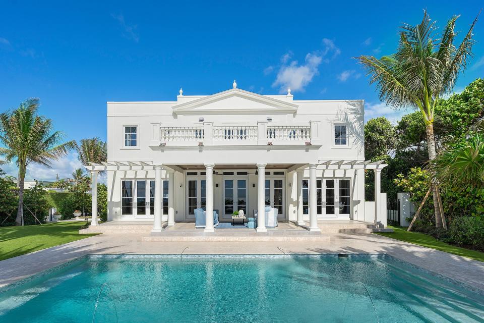 This never-lived-in oceanfront house at 1700 S. Ocean Blvd. in Palm Beach sold in November 2021 for a recorded $41 million.