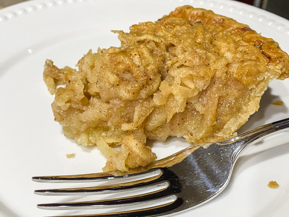 My daughter loved the pie so much, she requested that we eat pie for dinner. (Terri Peters/TODAY)