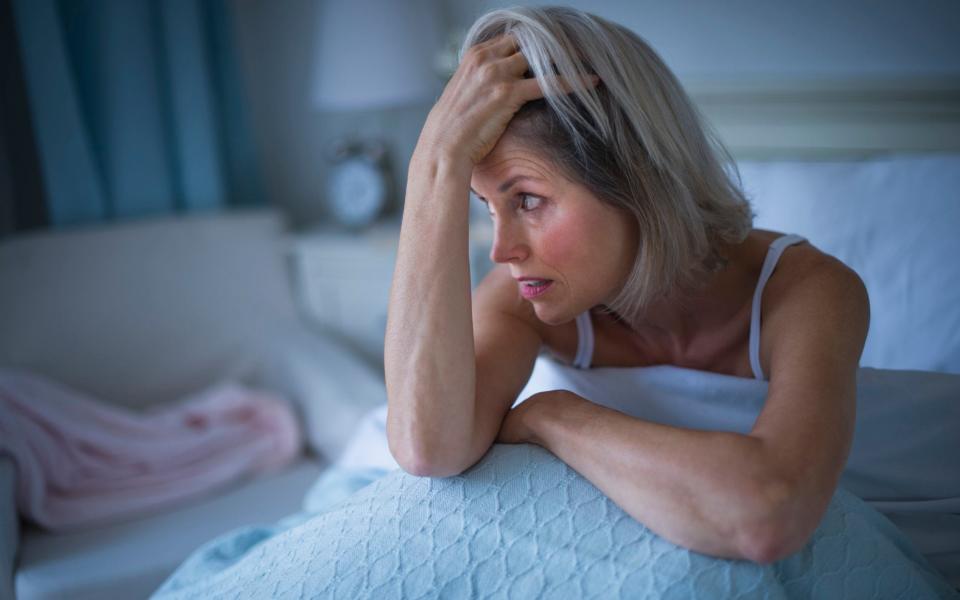 A recent study found that women lose five and a half weeks sleep a year due to the menopause - Tetra Images