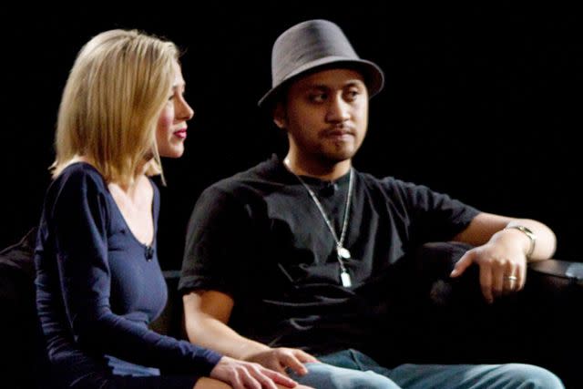 <p>Doug Hyun / A&E / Courtesy Everett Collection</p> Mary Kay LeTourneau and Vili Fualaau in 2010.