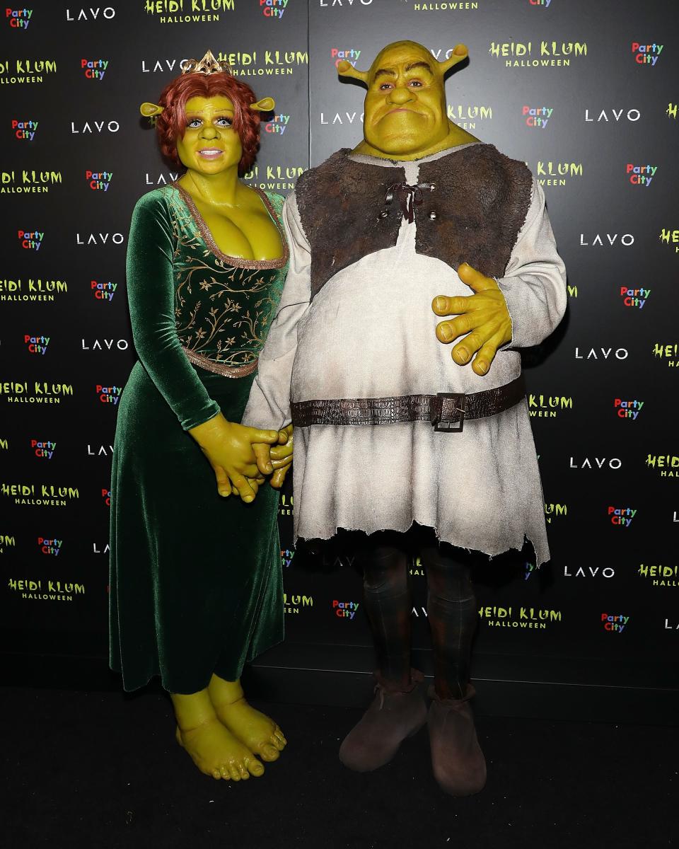 Heidi Klum and Tom Kaulitz: Princess Fiona and Shrek