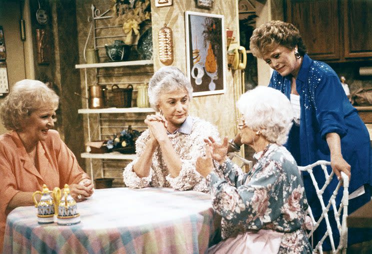 Betty White, Bea Arthur, Estelle Getty, and Rue McClanahan were the original 