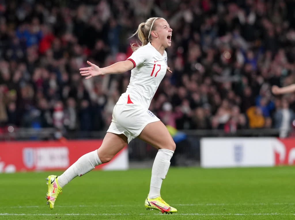 Beth Mead scored an incredible 15-minute hat-trick  (PA)