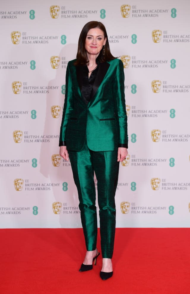 Bafta Chief Executive Amanda Berry arrives for the EE BAFTA Film Awards