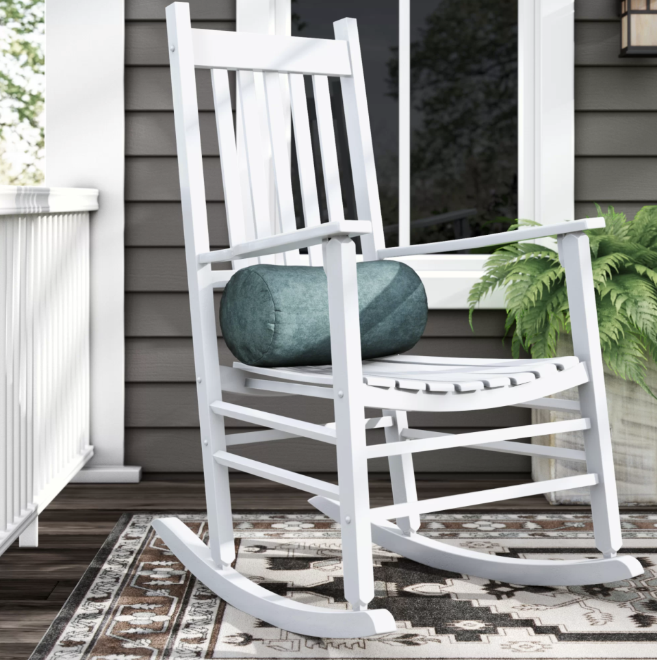 Late afternoons curled up in this chair is an afternoon well-spent. (Photo: Wayfair)