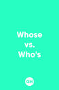 <p>Use the same trick you used for "its" versus "it's." If you were to say "who is" in the sentence, would the sentence still make sense? If the answer is yes, go with it. If the answer is no ("Whose jersey is this?"), spell it that way. </p>