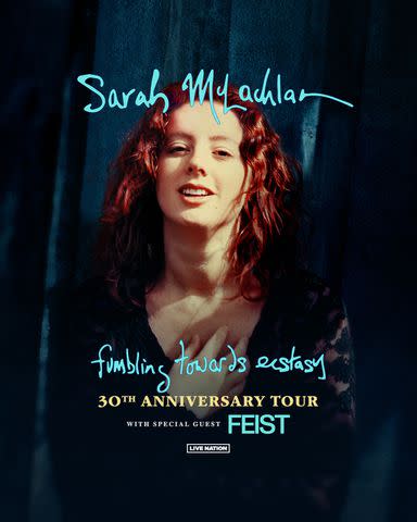 <p>Live Nation</p> Sarah McLachlan Tour