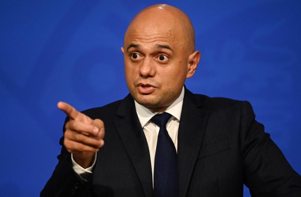 Health Secretary Sajid Javid (Toby Melville/PA) (PA Wire)