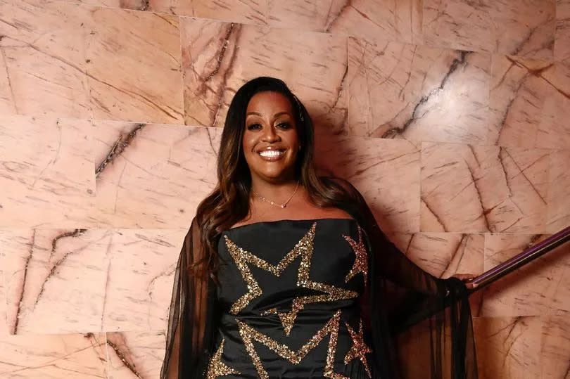 Alison Hammond attends the BAFTA Film Awards 2023 Nominees Party supported by Bulgari at The National Gallery on February 18, 2023 in London, England.
