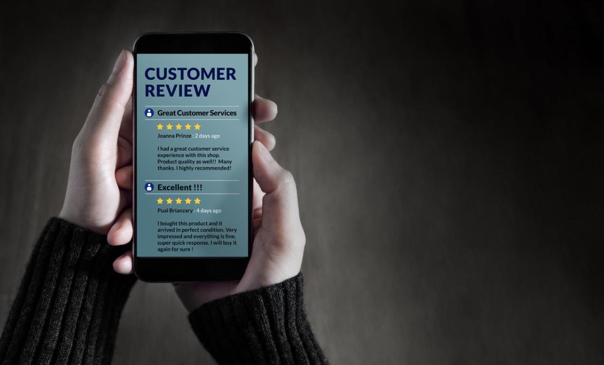 Customer Review on Mobile Phone