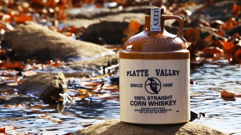 Bottle of Platte Valley Moonshine