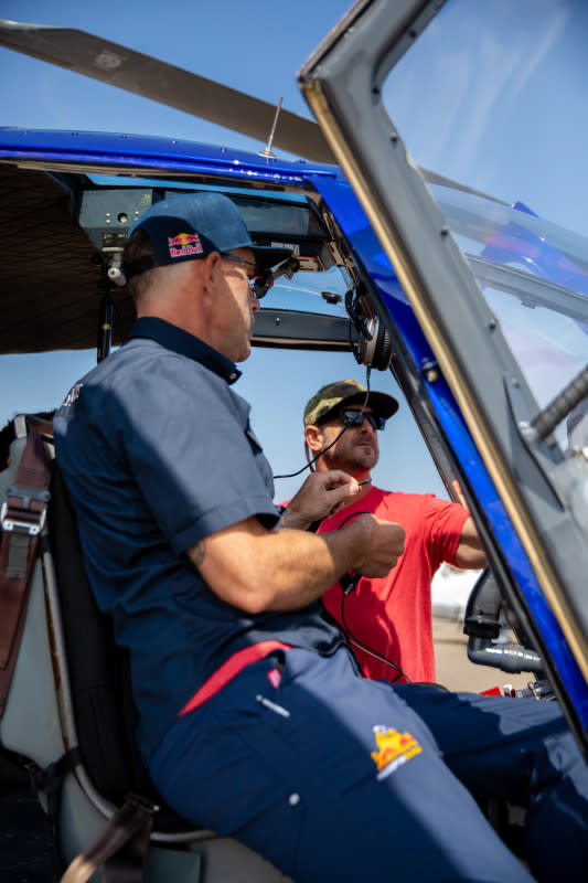 Aaron and Mike Sarraille at Pacific Airshow 2023<p>Mike Sarraille</p>