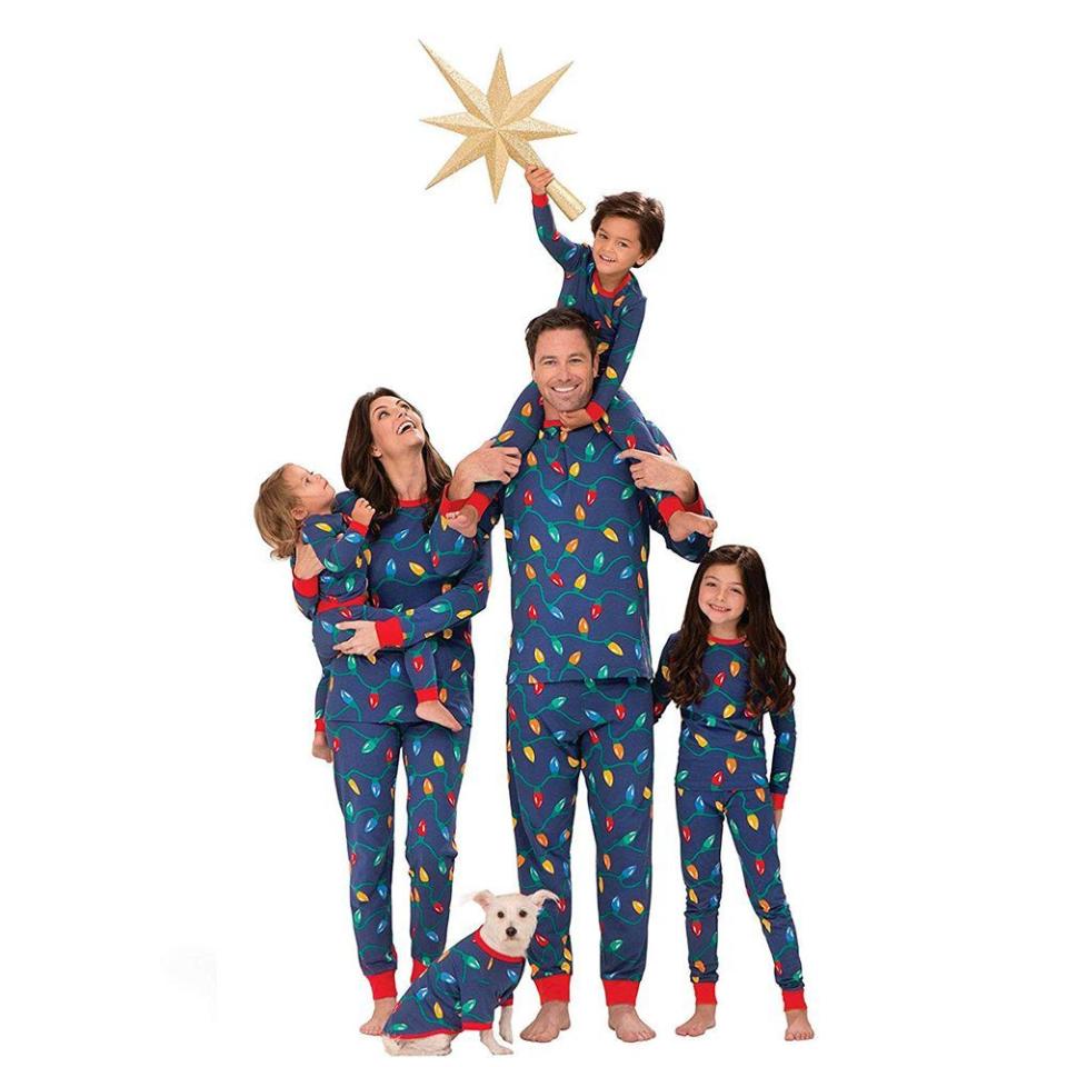 4) PajamaGram Matching Christmas PJs