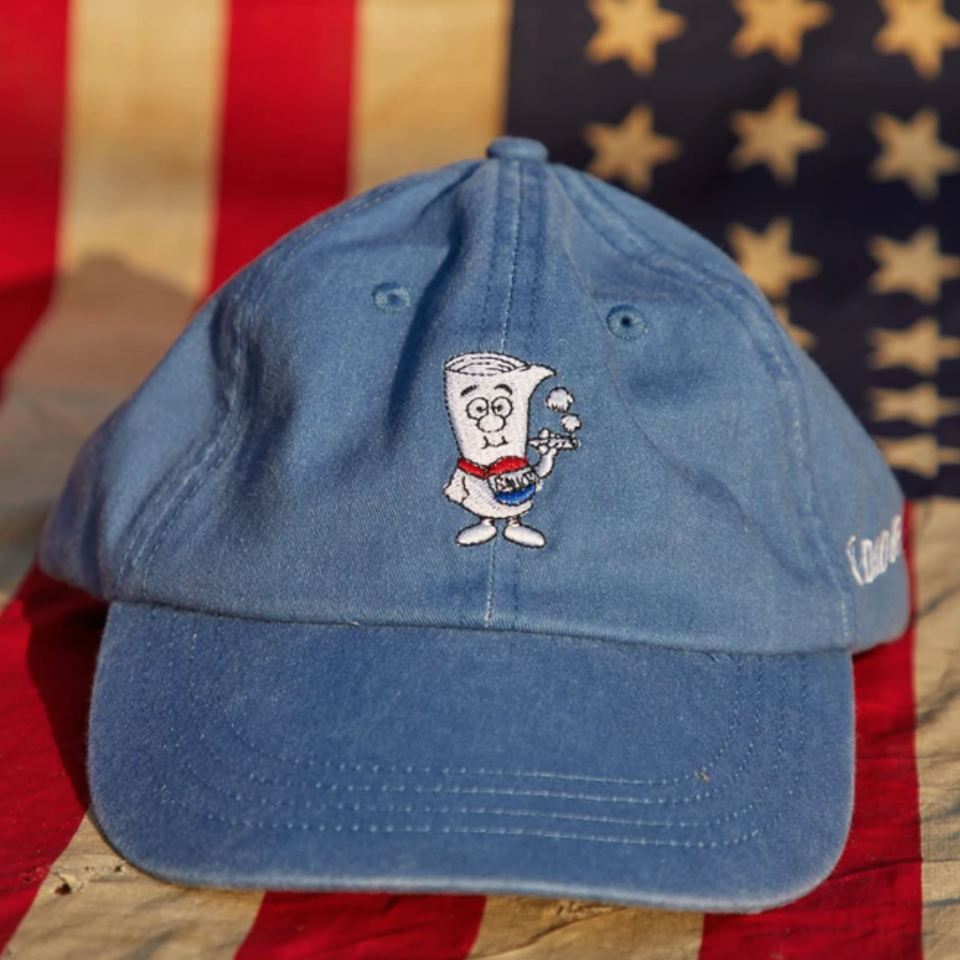 <p><strong>Dad Grass</strong></p><p>dadgrass.com</p><p><strong>$35.00</strong></p><p><a href="https://dadgrass.com/products/smoke-em-out-dad-hat" rel="nofollow noopener" target="_blank" data-ylk="slk:Buy;elm:context_link;itc:0;sec:content-canvas" class="link ">Buy</a></p><p>Schoolhouse Rock, but make it a hat. And, er, give it a giant joint. One hundred percent of the proceeds will go to <a href="https://fairfight.com/about-fair-fight" rel="nofollow noopener" target="_blank" data-ylk="slk:Fair Fight;elm:context_link;itc:0;sec:content-canvas" class="link ">Fair Fight</a> to support fair elections and combat voter suppression.</p>