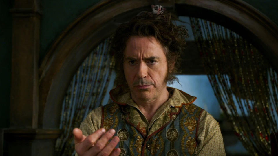 Robert Downey Jr. played the title role in the new take on 'Dolittle'. (Credit: Universal)