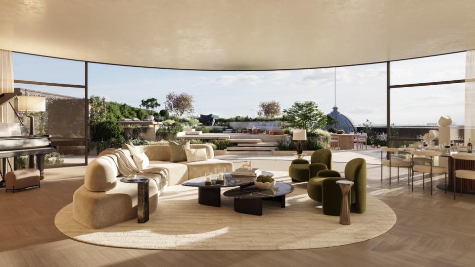 The most expensive penthouse at The Whiteley is on the market for £40 million (Finchatton)