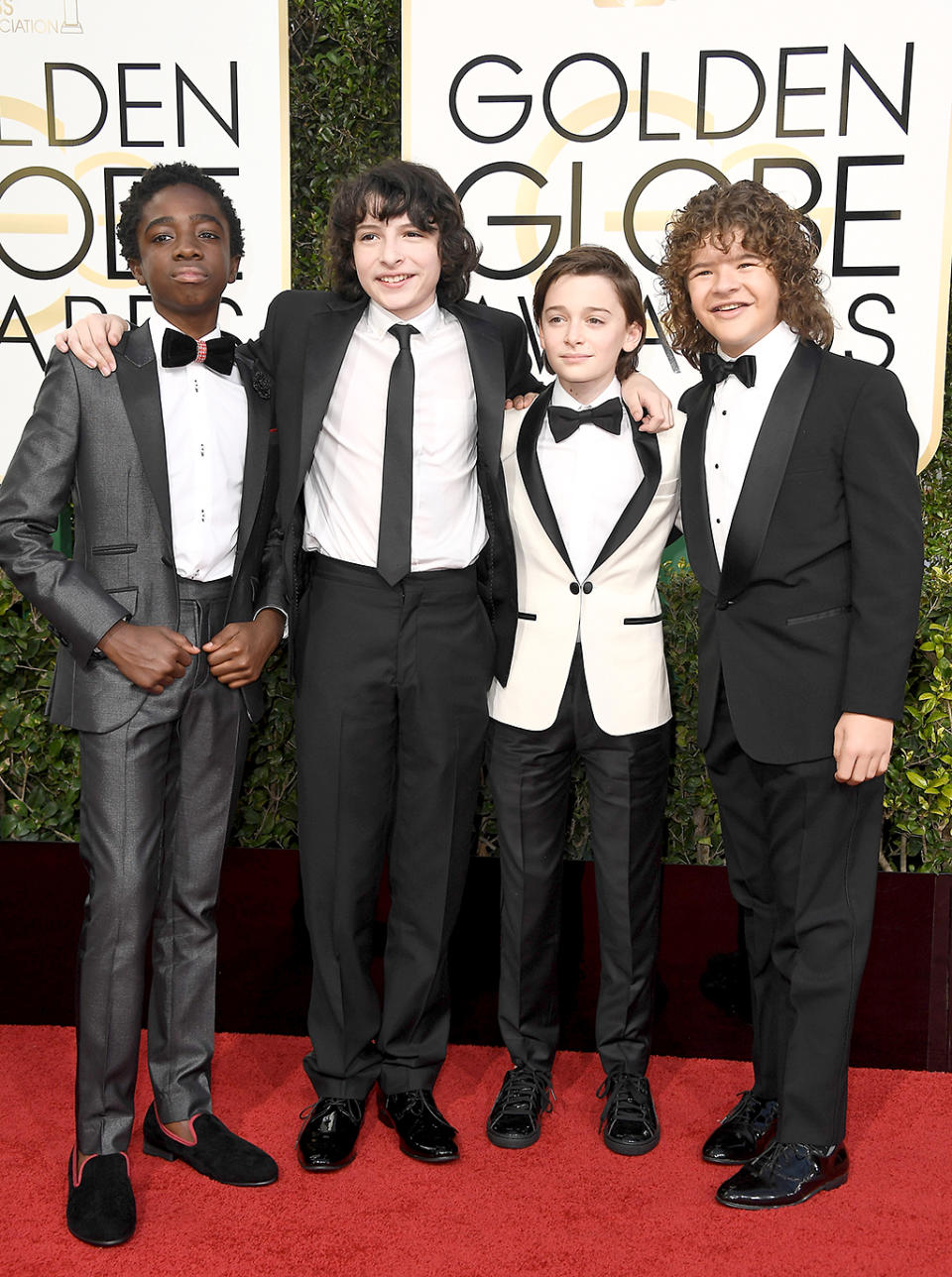 Caleb McLaughlin, Finn Wolfhard, Noah Schnapp and Gaten Matarazzo