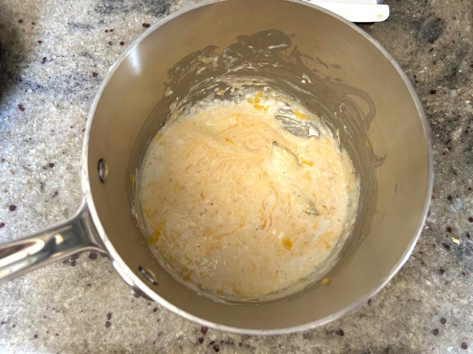 Melt cheese for Gordon Ramsay's 10-minute omelette